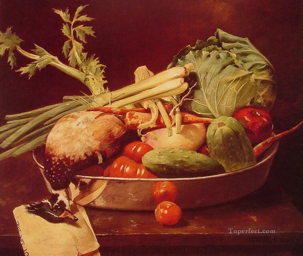 Still Life with Vegetable William Merritt Chase Oil Paintings
